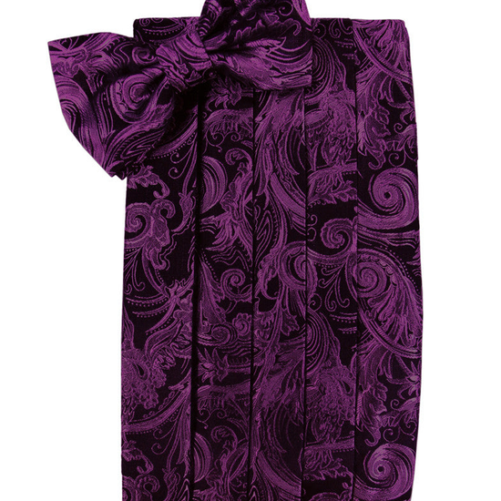Sangria Tapestry Cummerbund Set in "Premier" Satin