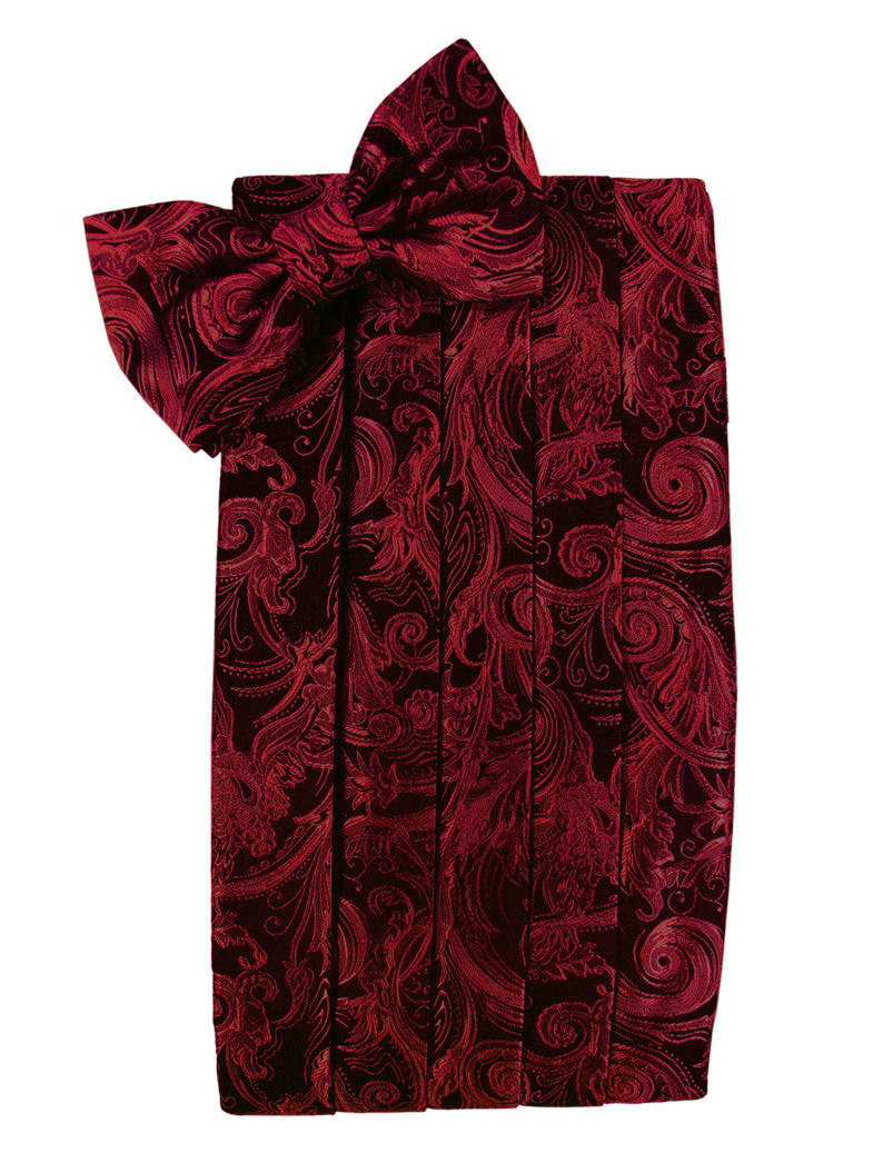 Scarlet Tapestry Cummerbund Set in 