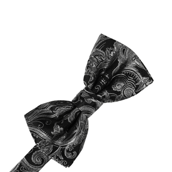 Silver Tapestry Formal Bow Tie
