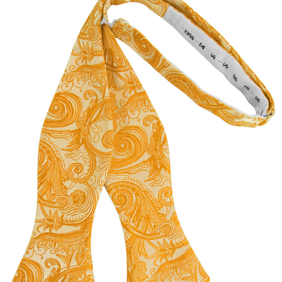 Tangerine Tapestry Self-Tie Formal Bow Tie