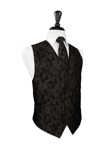 Truffle Tapestry Tuxedo Vest