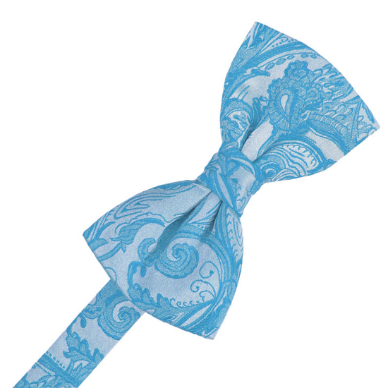 Turquoise Tapestry Formal Bow Tie