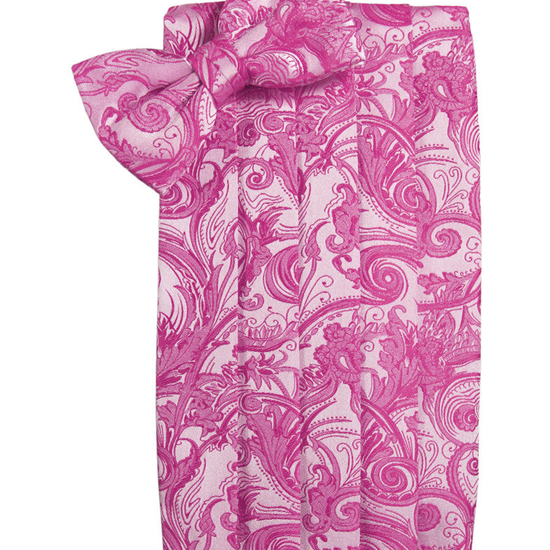 Watermelon Tapestry Cummerbund Set in "Premier" Satin