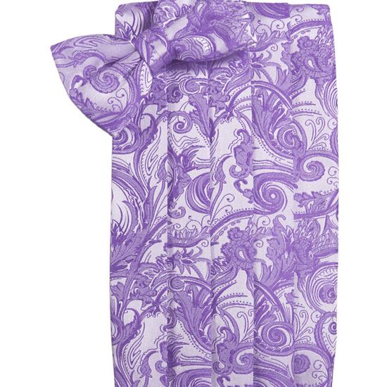 Wisteria Tapestry Cummerbund Set in "Premier" Satin