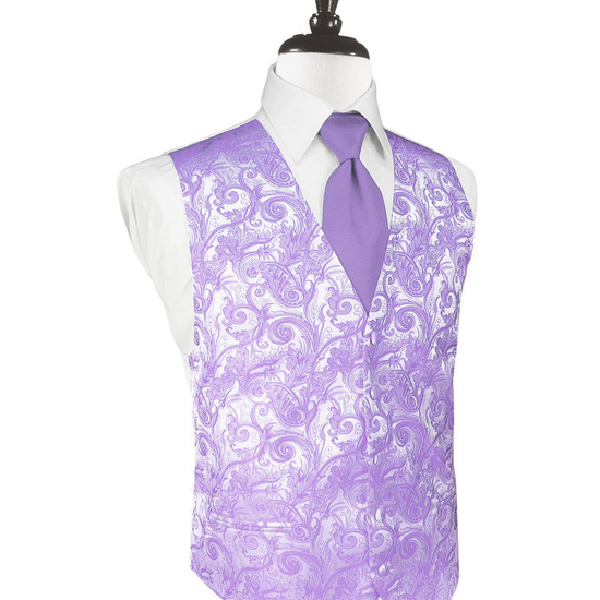 Wisteria Tapestry Tuxedo Vest