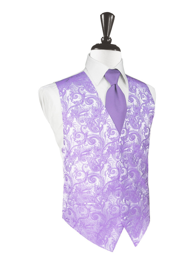Wisteria Tapestry Tuxedo Vest