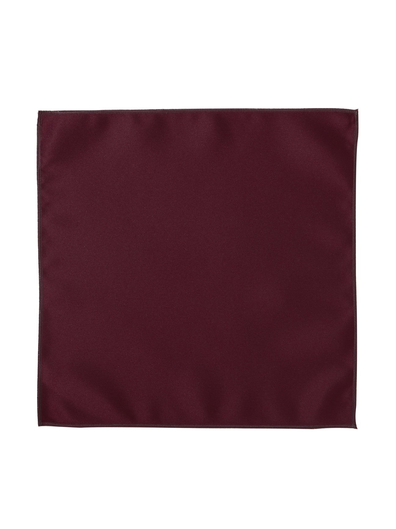 Deluxe Satin Formal Pocket Square (Burgundy)