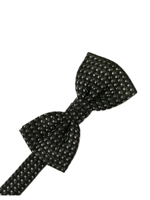 Asphalt Venetian Formal Bow Tie