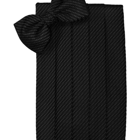 Black Venetian Cummerbund Set 