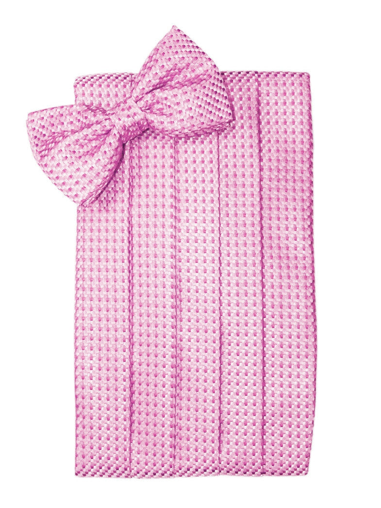 Bubblegum Venetian Cummerbund Set 