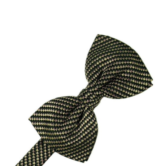 Champagne Venetian Formal Bow Tie