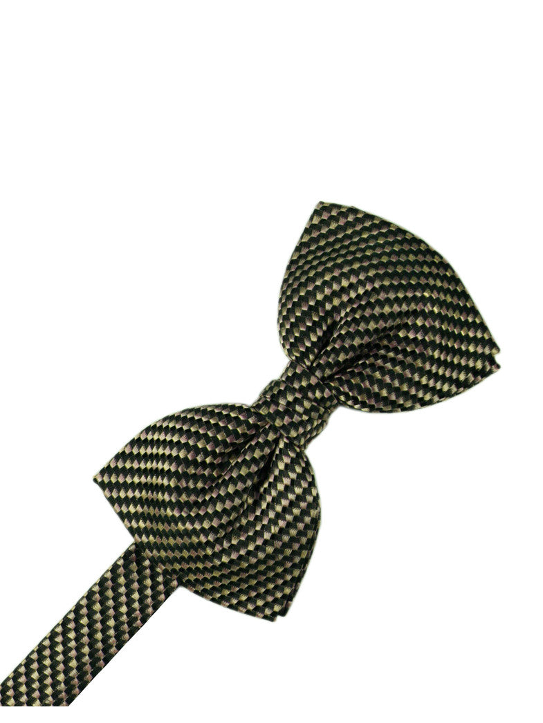 Champagne Venetian Formal Bow Tie