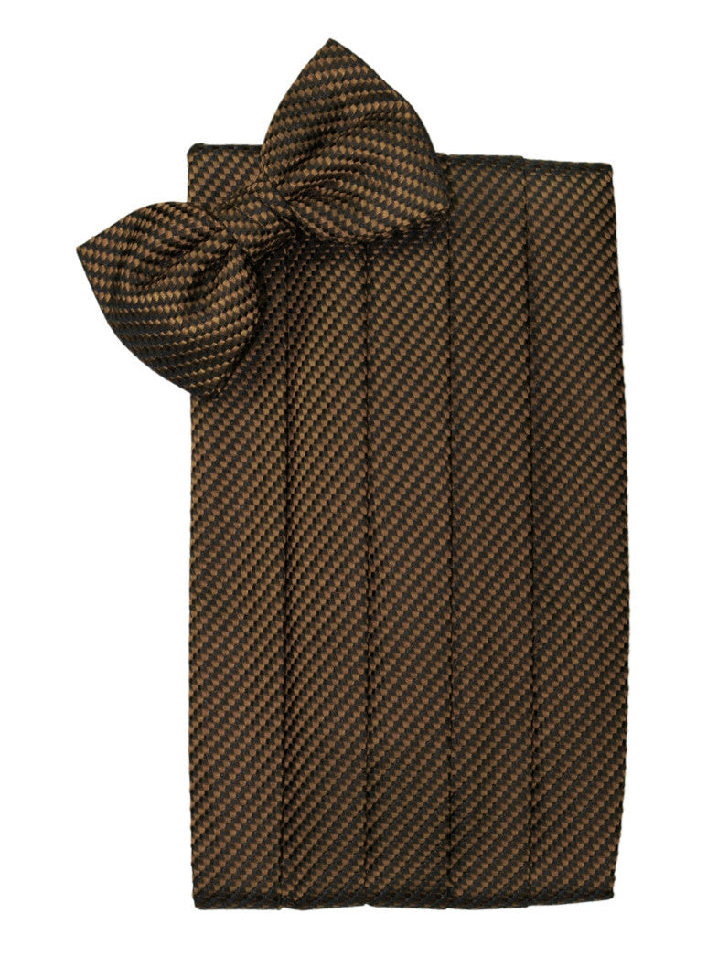 Chocolate Venetian Cummerbund Set 