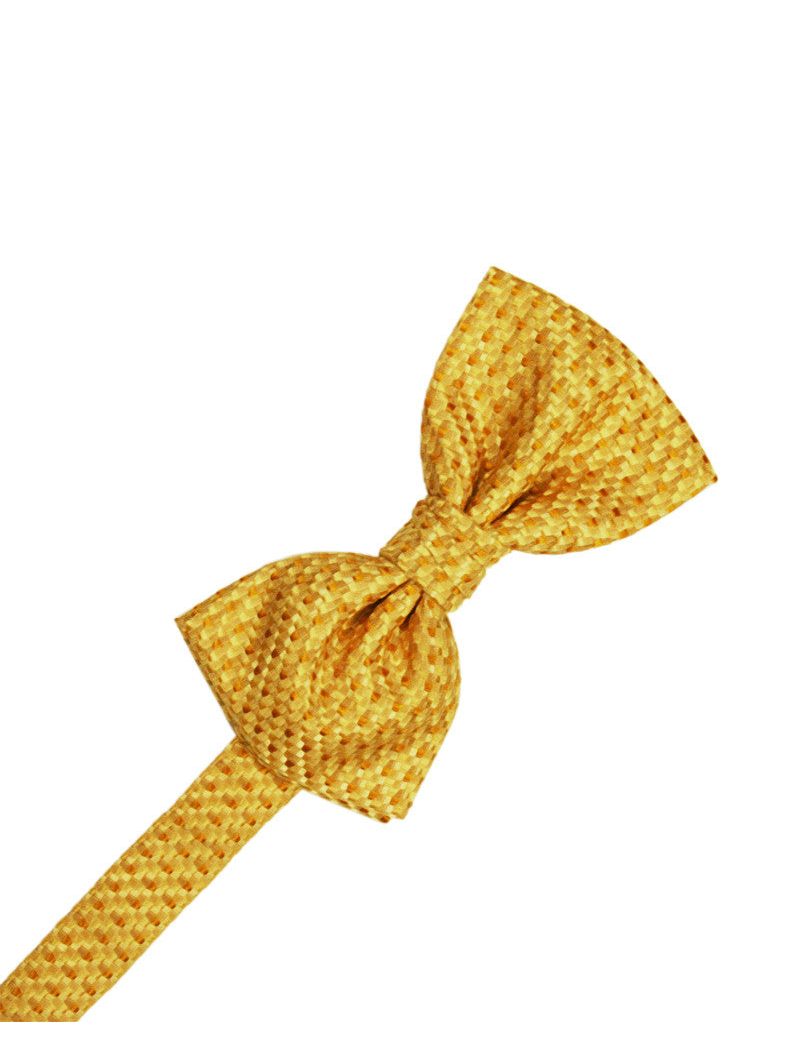 Gold Venetian Formal Bow Tie