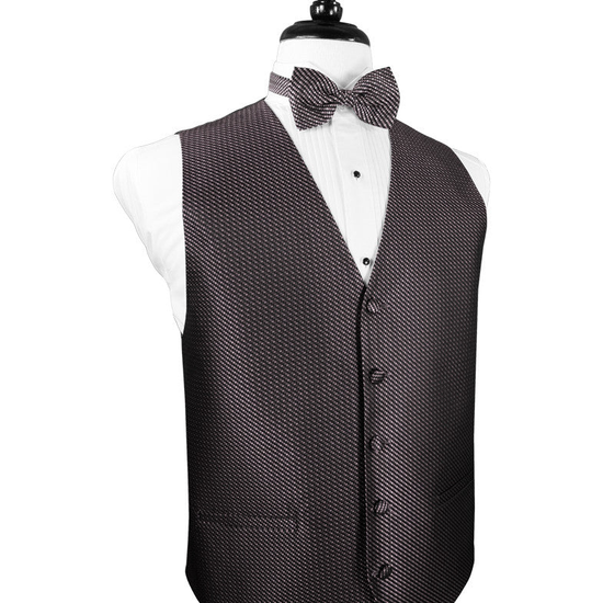 Heather Venetian Tuxedo Vest