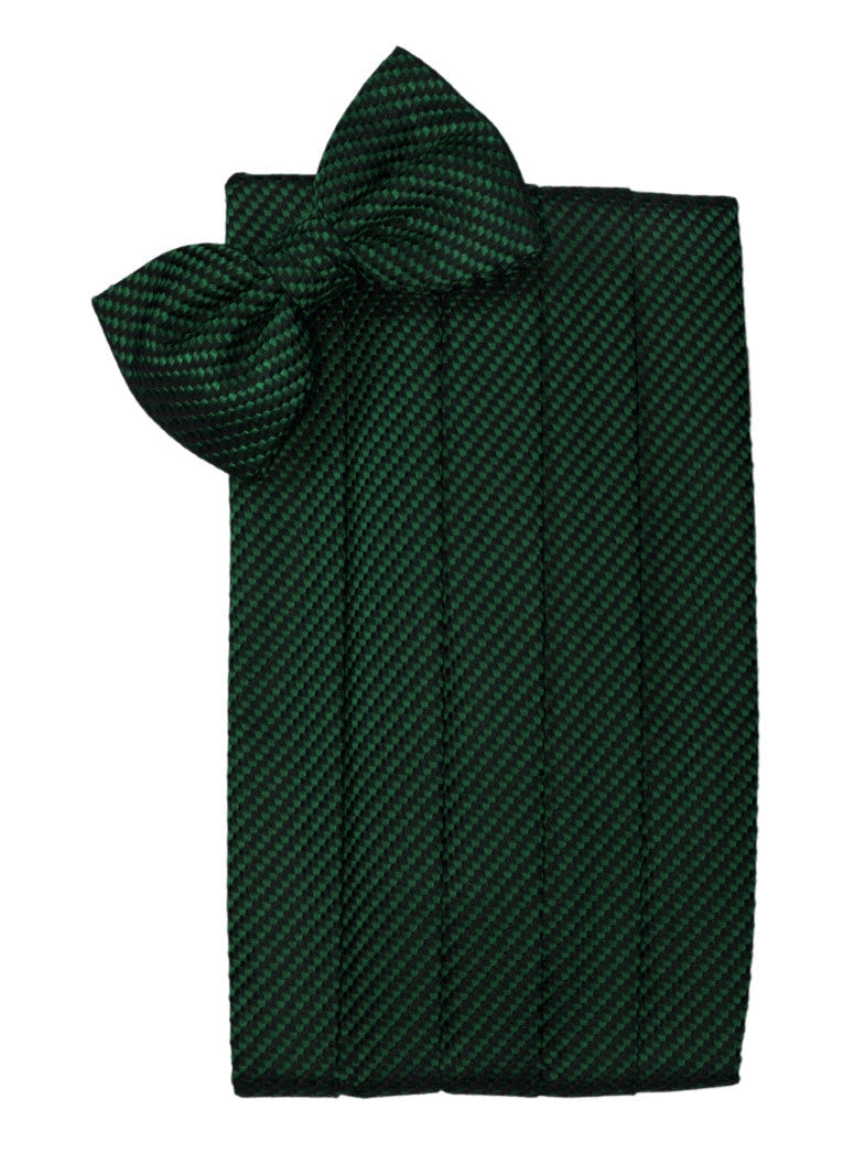 Hunter Cummerbund Set | Interwoven Venetian Pattern | On Sale Now! – Fine Tuxedo