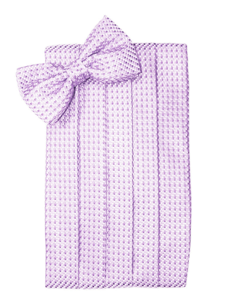 Lavender Venetian Cummerbund Set 