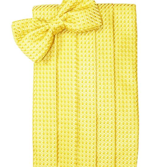 Lemon Venetian Cummerbund Set 