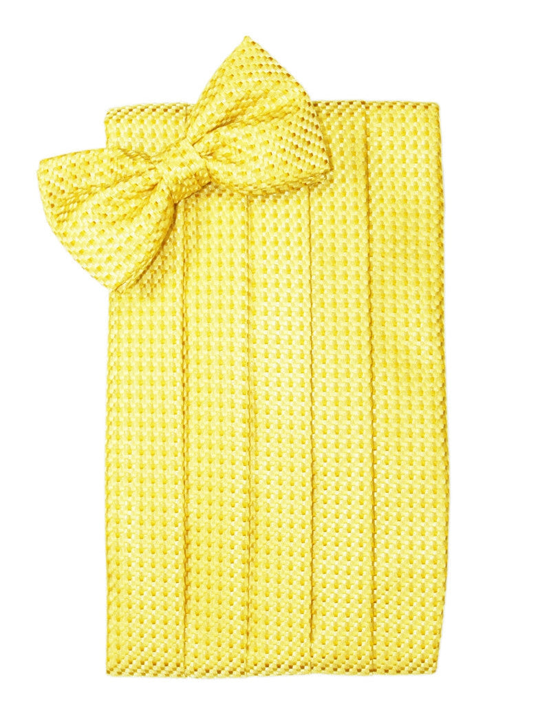 Lemon Venetian Cummerbund Set 