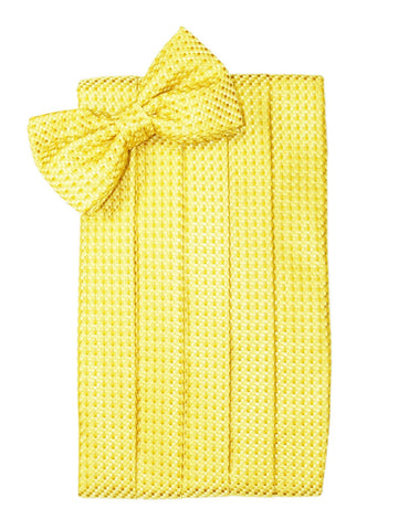 Lemon Venetian Cummerbund Set 