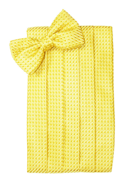 Lemon Venetian Cummerbund Set 