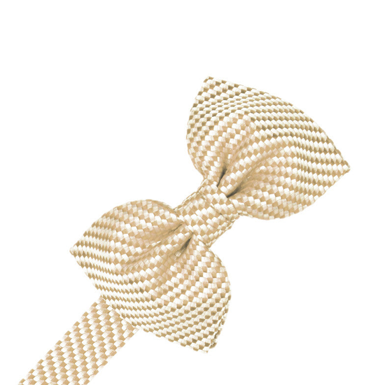 Light Champagne Venetian Formal Bow Tie