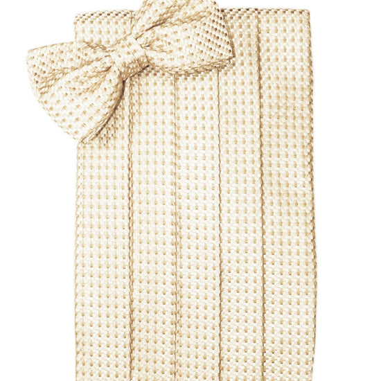 Light Champagne Venetian Cummerbund Set 