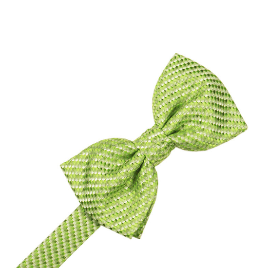 Lime Venetian Formal Bow Tie