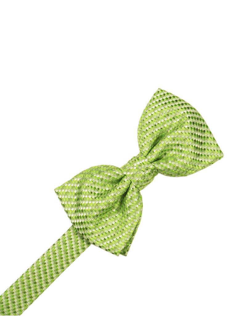 Lime Venetian Formal Bow Tie