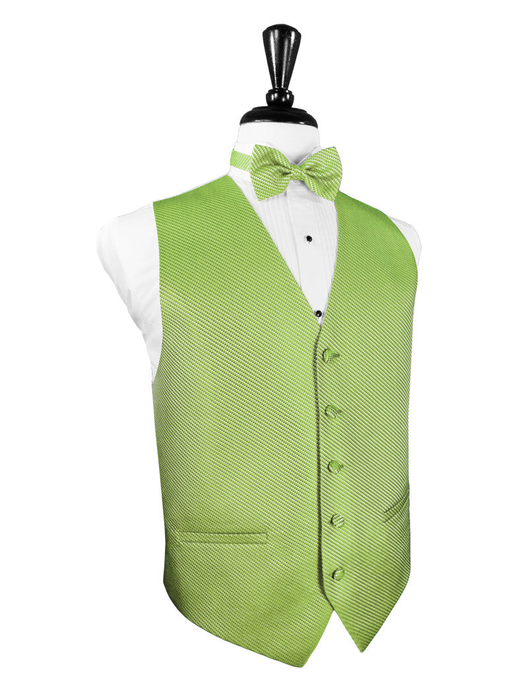 Lime Green Venetian Tuxedo Vest