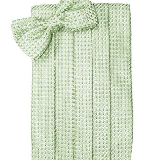 Mint Venetian Cummerbund Set 