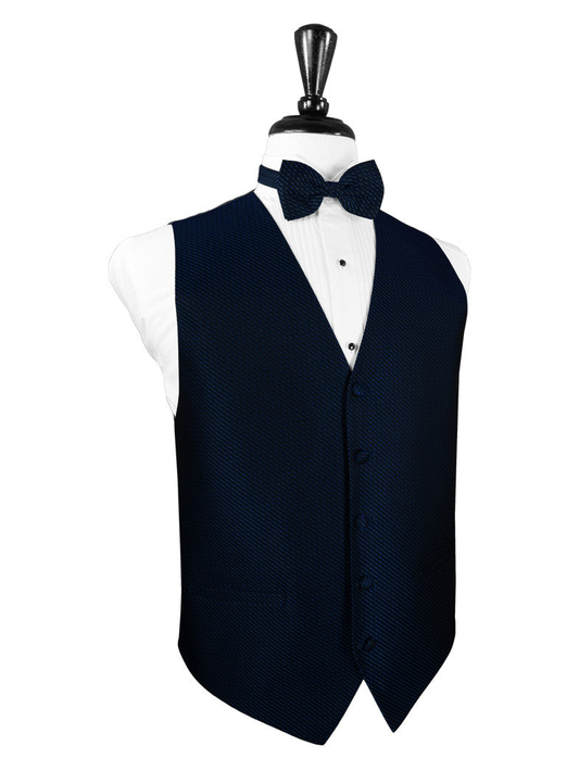 Navy Blue Venetian Tuxedo Vest