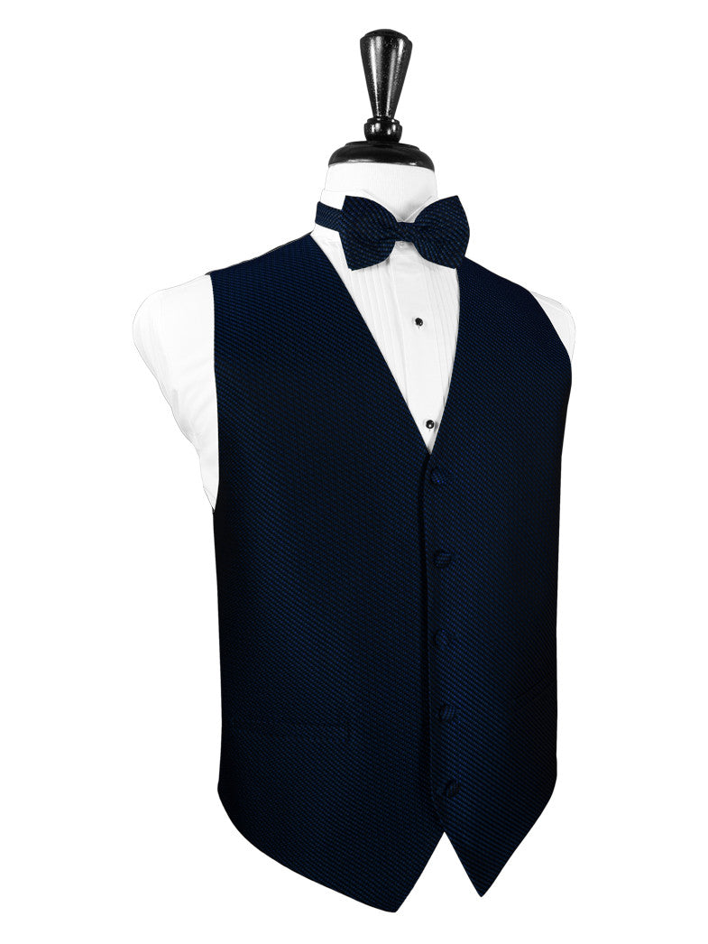 Navy Blue Venetian Tuxedo Vest