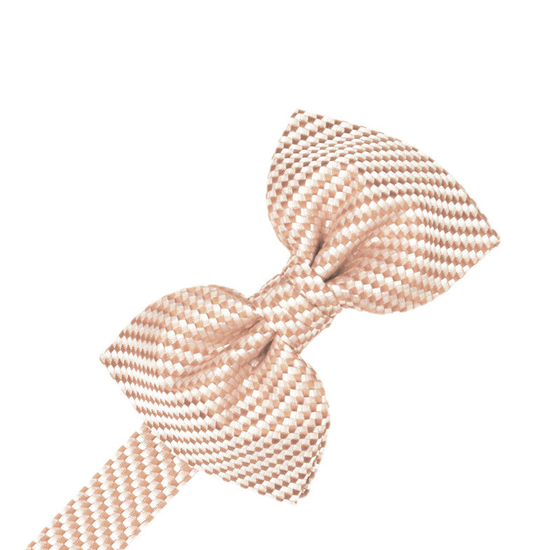 Peach Venetian Formal Bow Tie