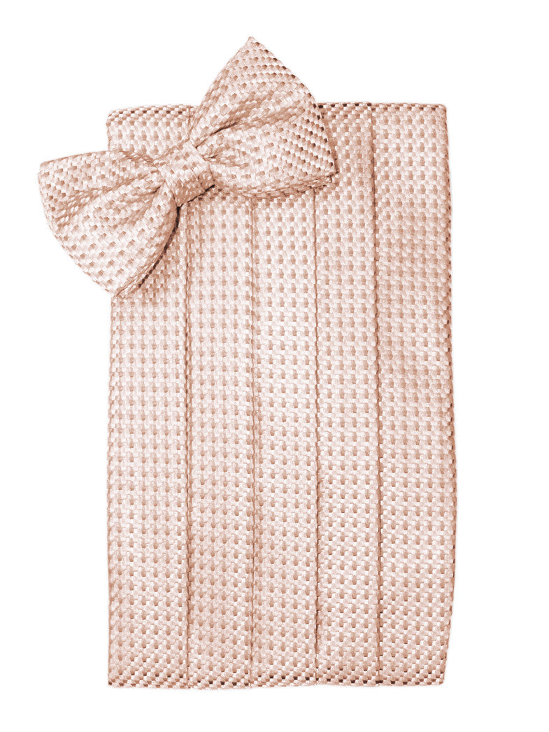 Peach Venetian Cummerbund Set 
