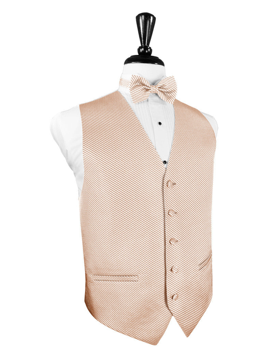 Peach Venetian Tuxedo Vest
