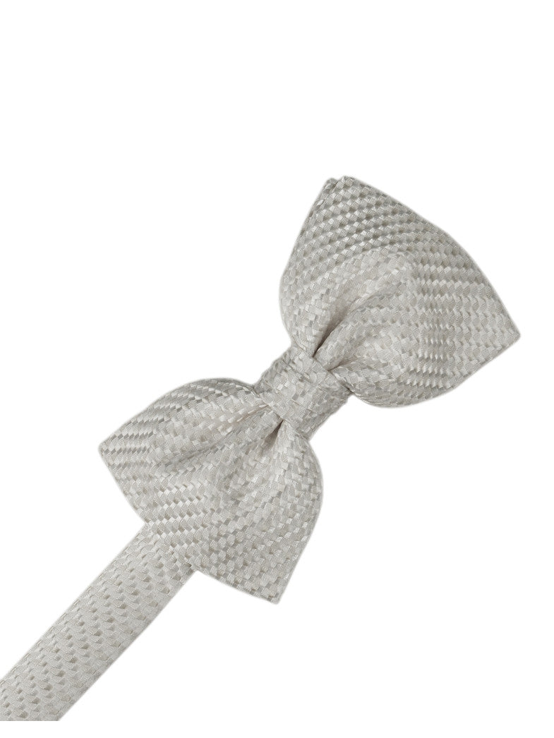 Platinum Venetian Formal Bow Tie