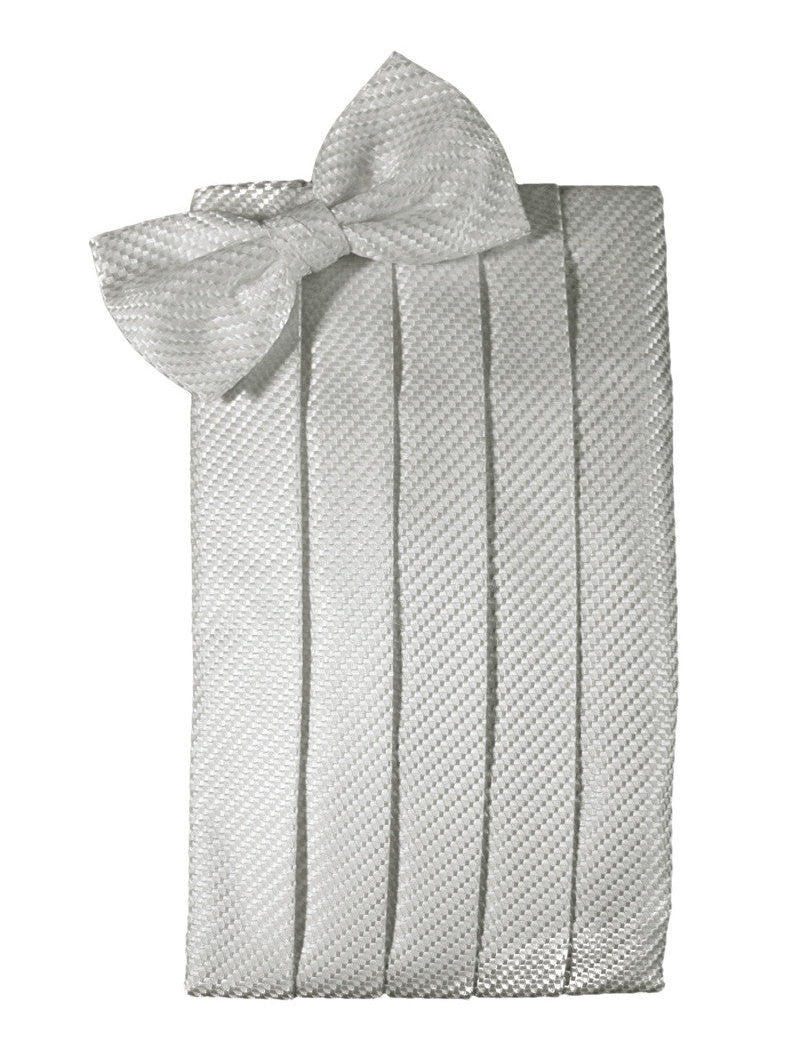 Platinum Venetian Cummerbund Set 