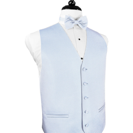 Powder Blue Venetian Tuxedo Vest