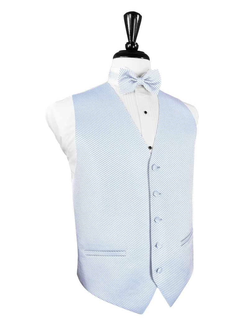 Powder Blue Venetian Tuxedo Vest