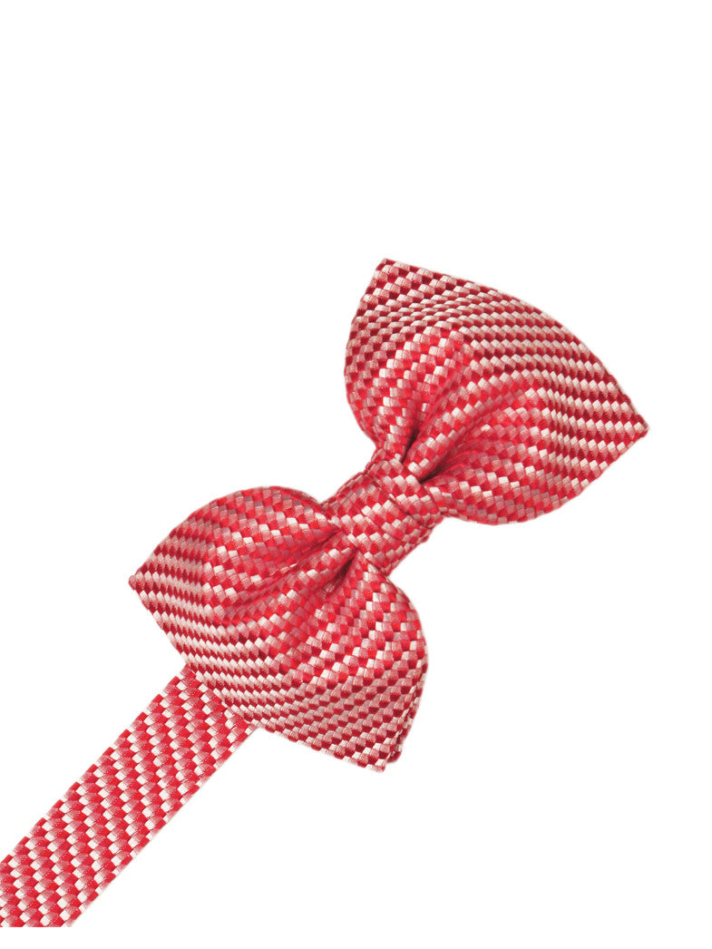 Red Venetian Formal Bow Tie
