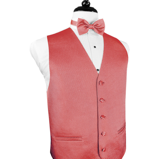 Red Venetian Tuxedo Vest