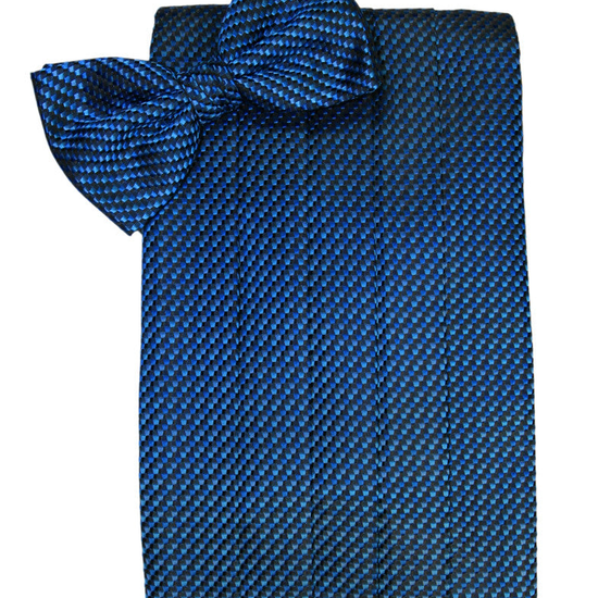 Royal Blue Venetian Cummerbund Set 