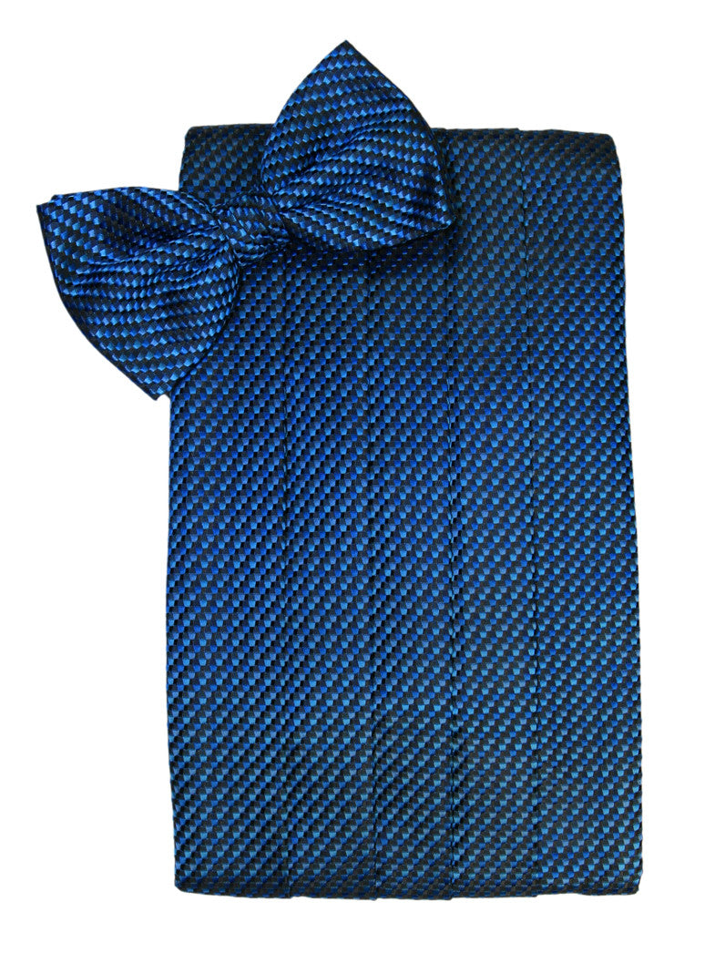 Royal Blue Venetian Cummerbund Set 