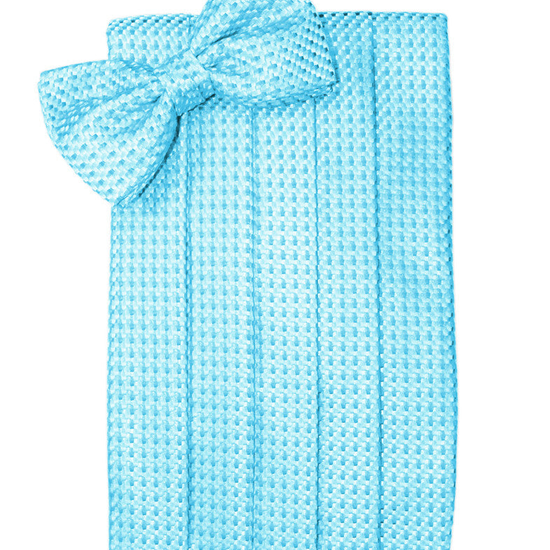 Turquoise Venetian Cummerbund Set 