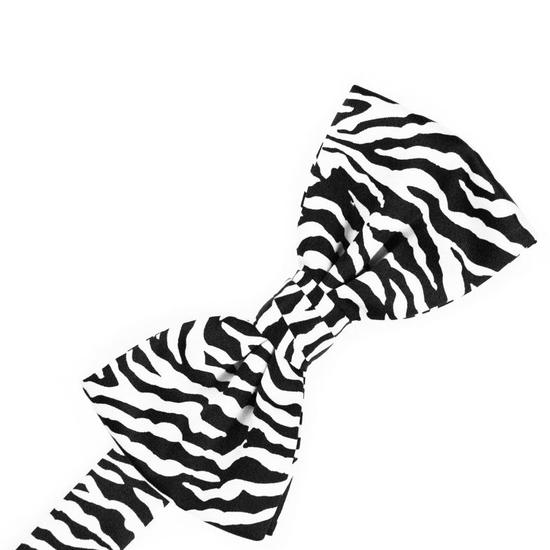 Zebra Print Formal Bow Tie